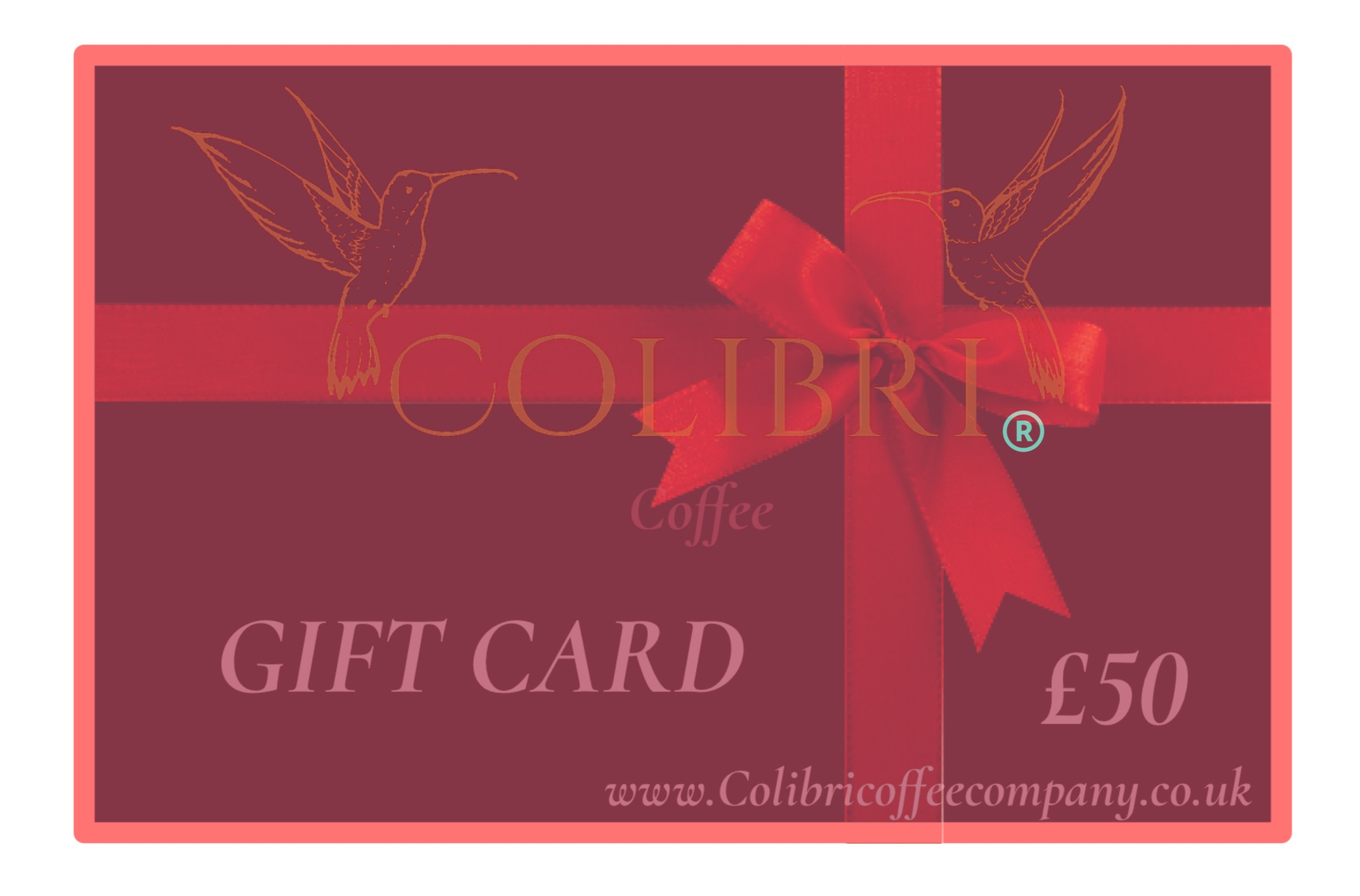 Colibri coffee gift card