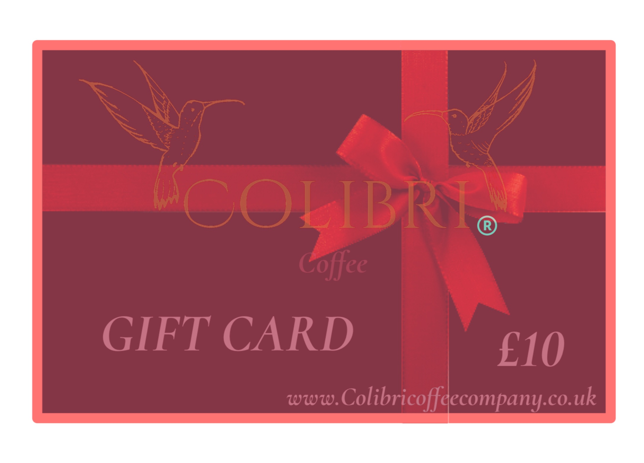 Colibri coffee gift card